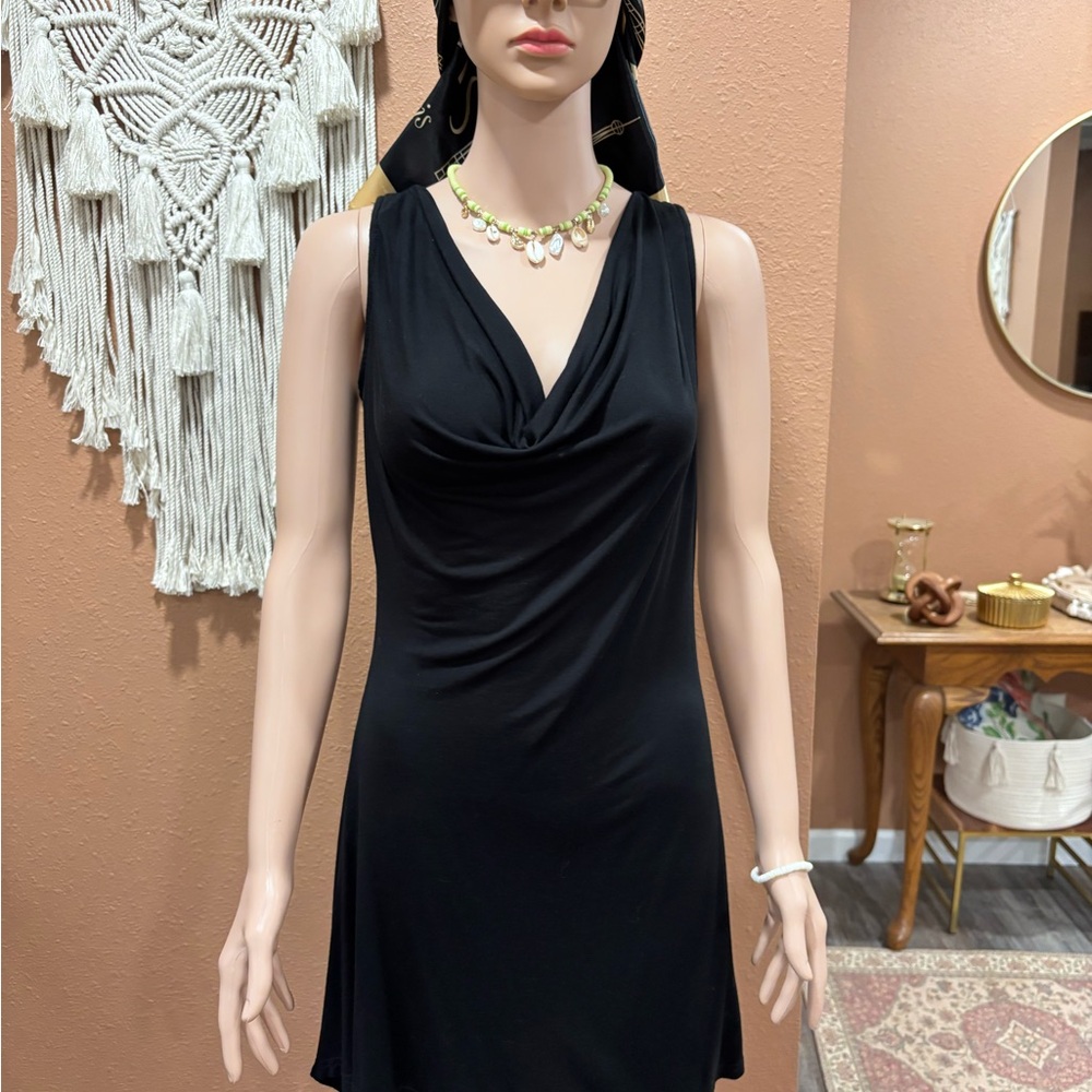 VENUS Black Dress Cove Up - Picture 3 of 13
